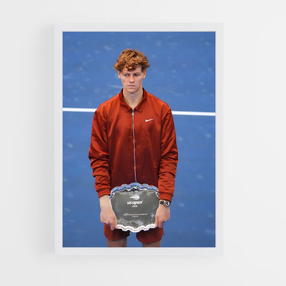 Poster Victoire sur le Court – affiche Tennis (vue 3)